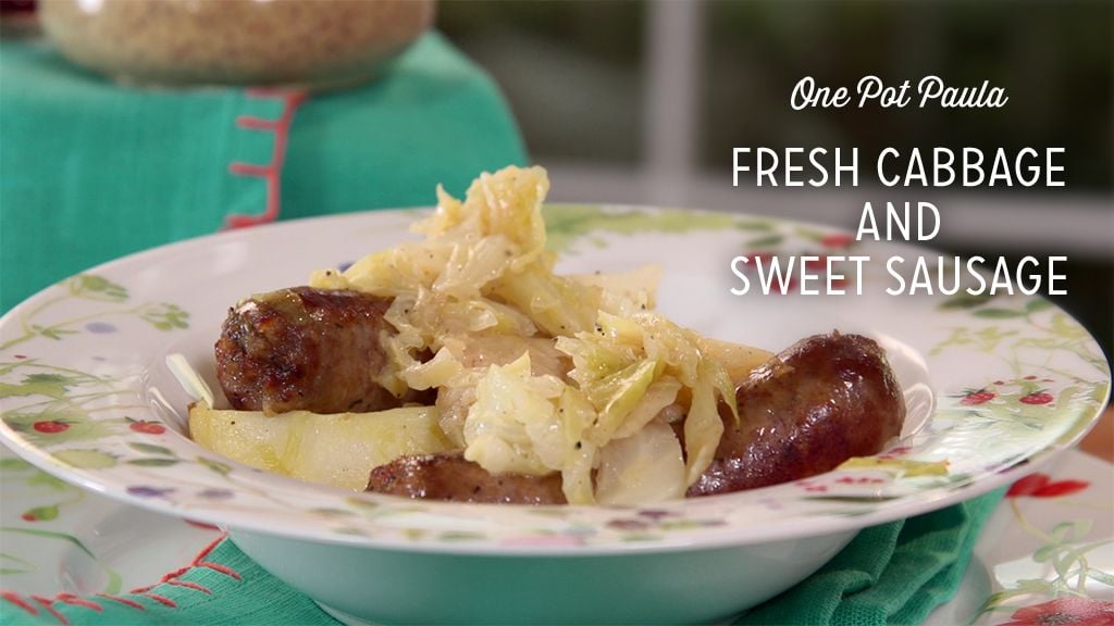 Fresh Cabbage and Sweet Sausage Recipe