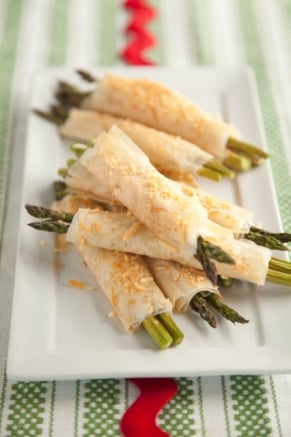 Lighter Phyllo Wrapped Asparagus Thumbnail
