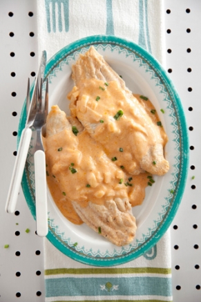 Lighter Saucy Catfish Recipe