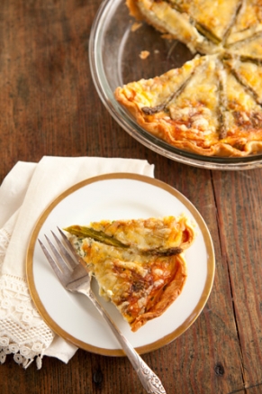 Lighter Asparagus Quiche Recipe