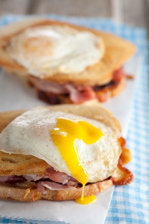 Lighter Asparagus Croque Madame Thumbnail