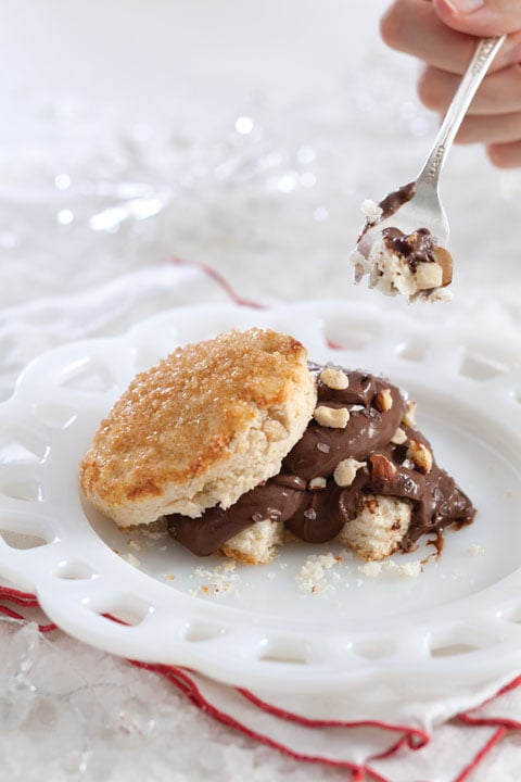Salted Chocolate Pudding and Hazelnut Shortcakes Thumbnail