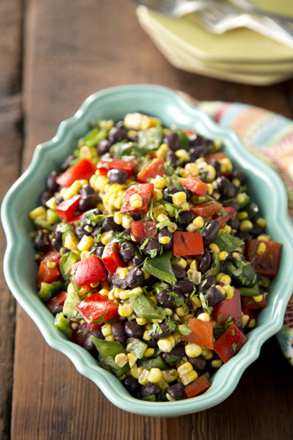 Southwest Black Bean and Ruby Wild Blend™ Shaker Salad - Healthy