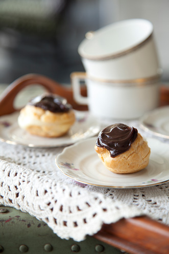 Lighter Mocha-Filled Eclairs Recipe