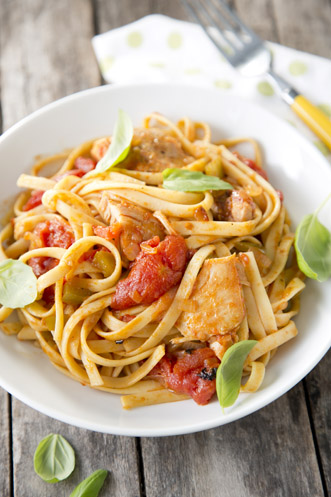 Chicken Cacciatore With Fatback Recipe