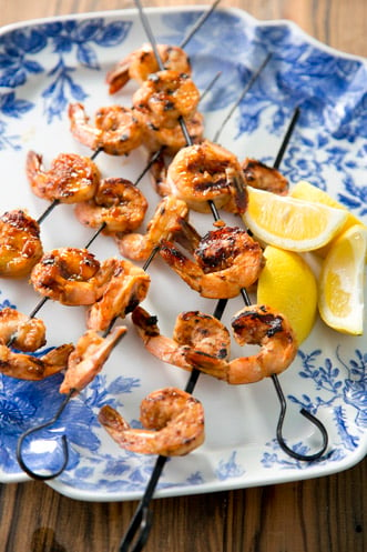 Glazed Barbeque Shrimp Recipe
