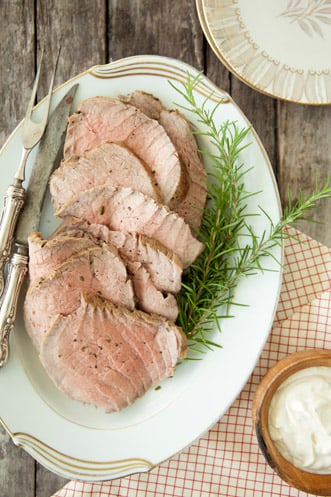 Slow Cooked Roast with Creamy Herb Sauce Recipe