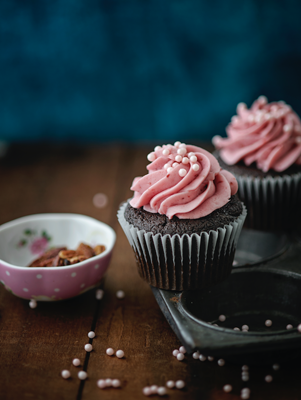 Birthday Cupcakes with Homemade Sprinkles - Butternut Bakery