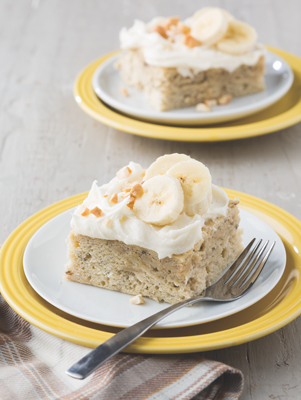 Banana Cake with Creamy Frosting Thumbnail