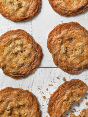 Paula's Thin Crispy Chocolate Chip Cookies