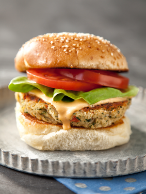 Guilt Free Veggie Bean Burger