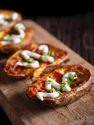 Air Fryer Baked Potato Skins