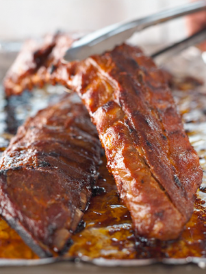 Easy Grilled Baby Back Ribs