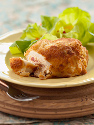 Ham and Cream Cheese-Stuffed Chicken