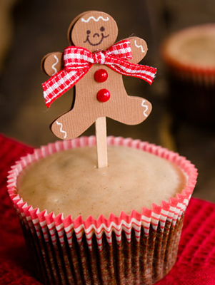 Chocolate Gingerbread Cupcakes Thumbnail