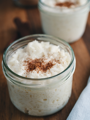 Creamy Rice Pudding with Dried Cherries Recipe