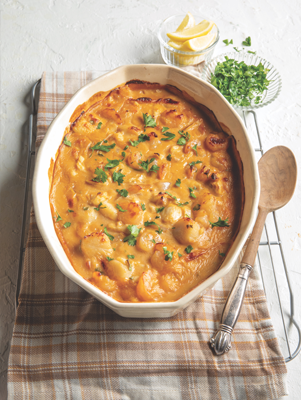 Deviled Seafood Casserole Recipe