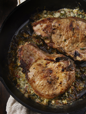 Mediterranean Stuffed Pork Chops Thumbnail