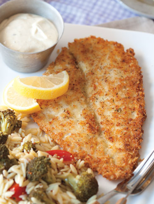 Pan-Fried Flounder with Creamy Lemon Sauce Thumbnail