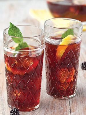 Blackberry-Lemon-Mint Tea