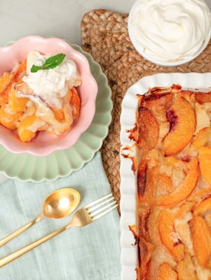 Southern Peach Cobbler Recipe