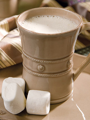 Malted Hot White Chocolate