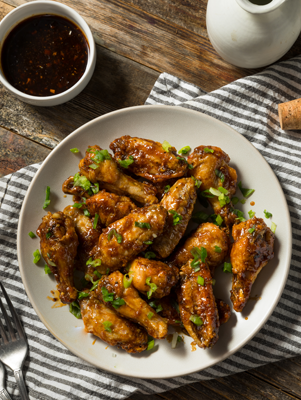 Ginger Ale-Glazed Chicken Wings Thumbnail