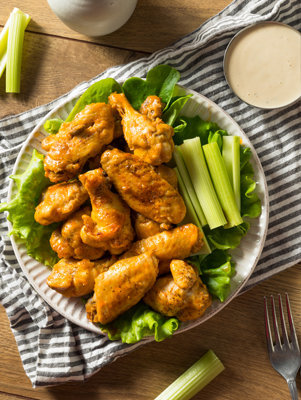 Bobby's Buffalo Wings with Tangy Cheese Dip Thumbnail