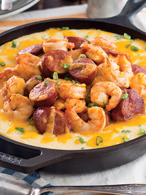 Baked Creole Shrimp and Grits Thumbnail