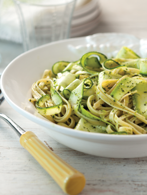 Fettuccine with Zucchini Ribbons Thumbnail