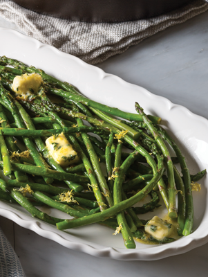 Lemon-Thyme Buttered Asparagus Thumbnail