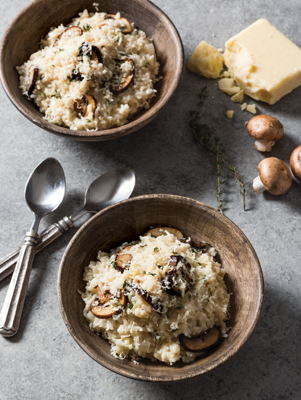 Mushroom-Thyme Risotto Thumbnail