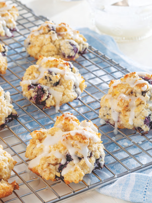 Blueberry-Sour Cream Drop Biscuits Thumbnail