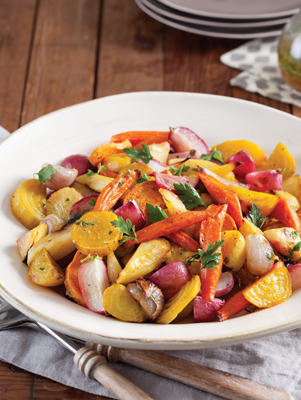 Citrus Roasted Root Vegetables