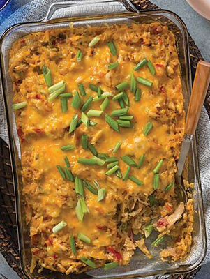 Chicken and Jambalaya Rice Casserole