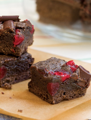 Chocolate Chunk Cherry Brownies