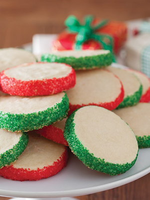 Easy Colorful Shortbread Cookies