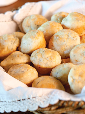 Rosemary-Goat Cheese Mini Muffins