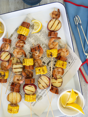 Low Country Boil Skewers
