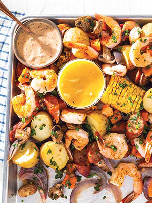 Sheet Pan Shrimp Boil