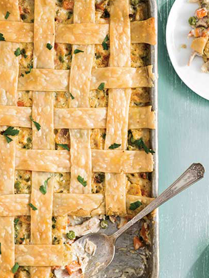 Sheet Pan Chicken Pot Pie