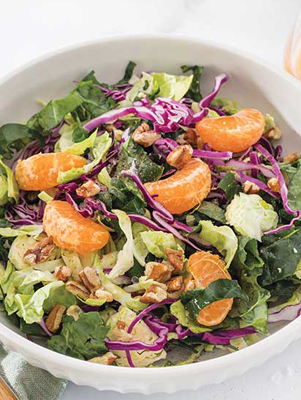 Crunchy Salad with Satsuma Vinaigrette Thumbnail