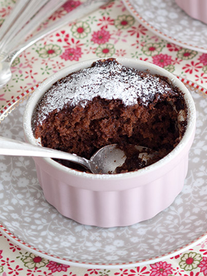 Irish Cream Chocolate Pudding Cakes