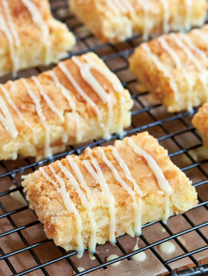 Tropical White Chocolate Blondies