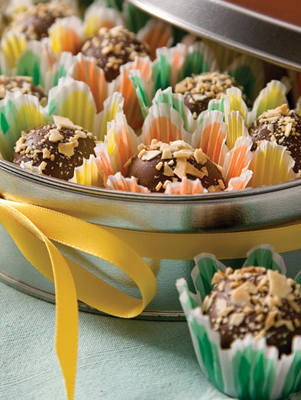 Chocolate-Raspberry Truffles