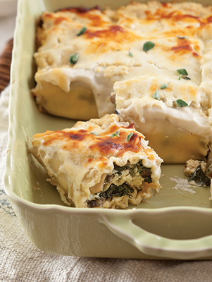 Chicken Lasagna Roll-Ups Thumbnail