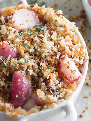 Radish Gratins